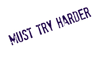 Try harder